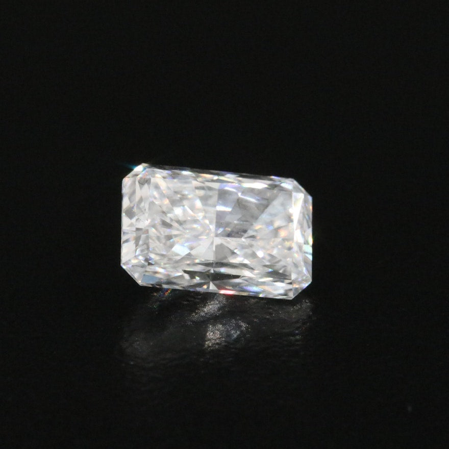 Loose 2.09 CT Cut Cornered Rectangular Lab Grown Diamond with IGI Report