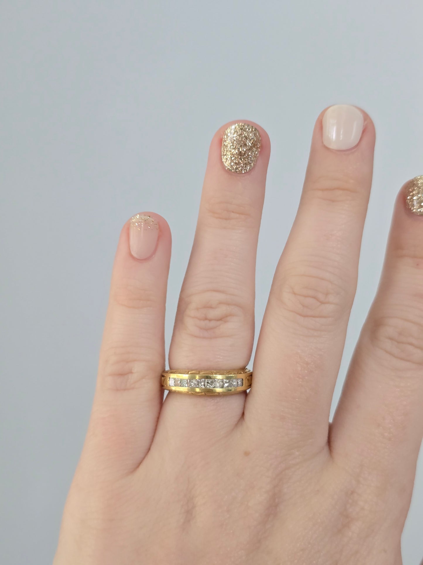 18K Yellow Gold 0.50 CTW Diamond Ring
