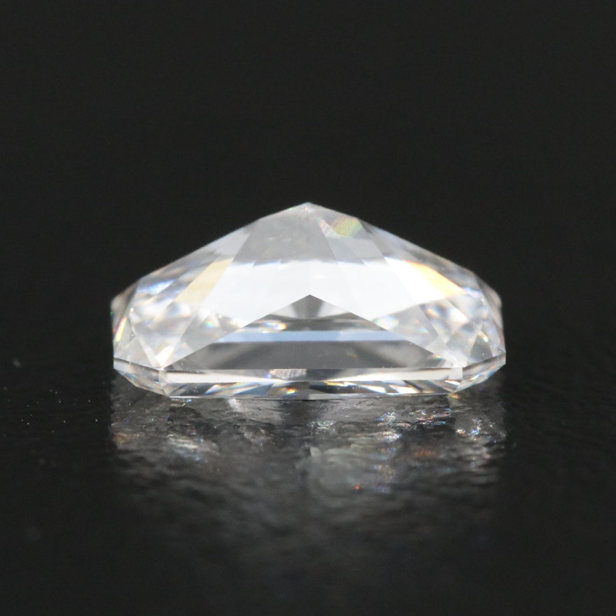 Loose 1.78 CT Cut Cornered Rectangular Lab Grown Diamond with IGI Report