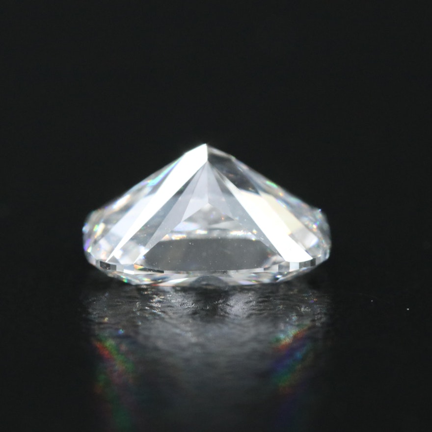 Loose 2.58 CT Cushion Lab Grown Diamond with IGI Report