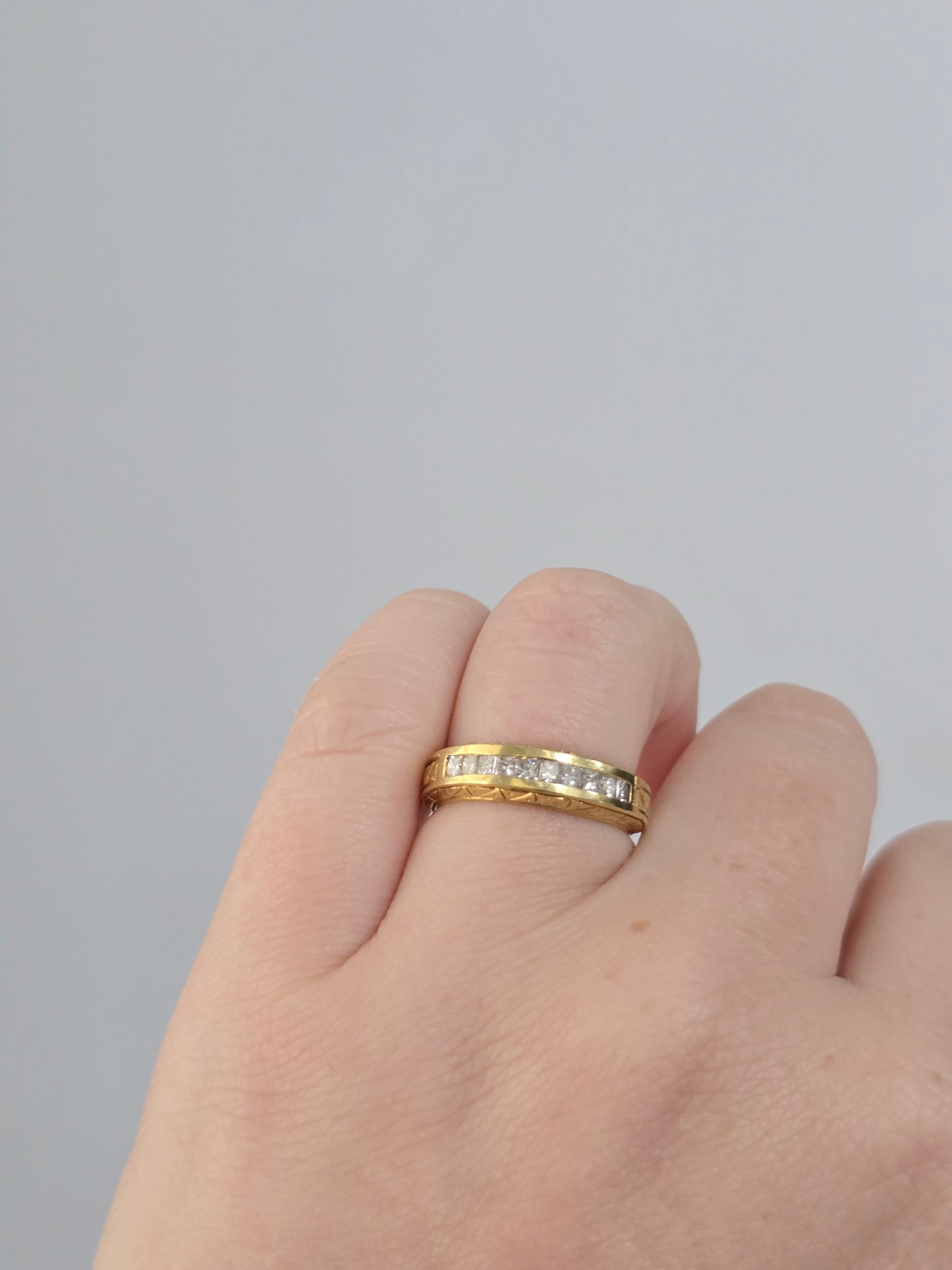 18K Yellow Gold 0.50 CTW Diamond Ring