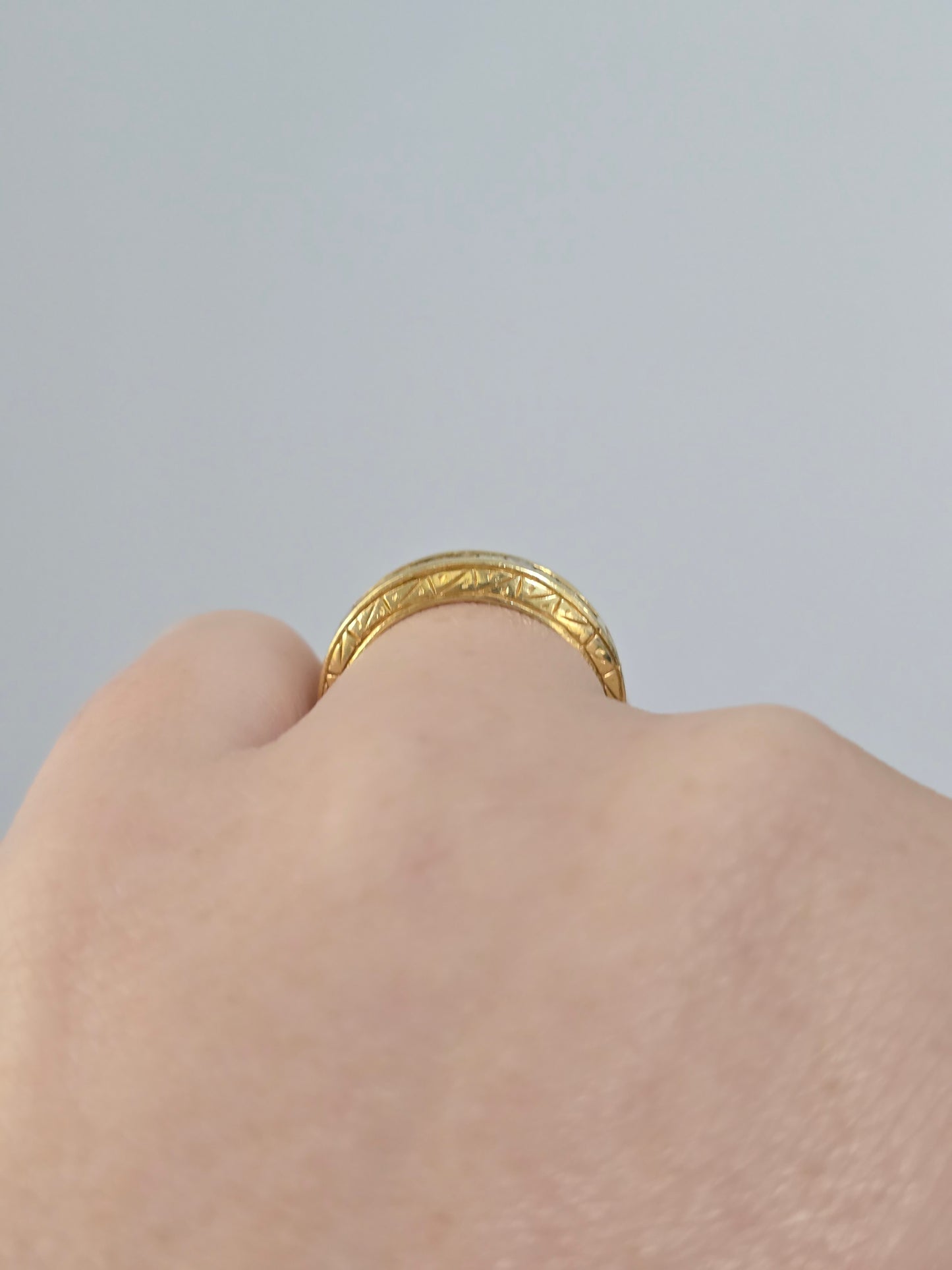 18K Yellow Gold 0.50 CTW Diamond Ring