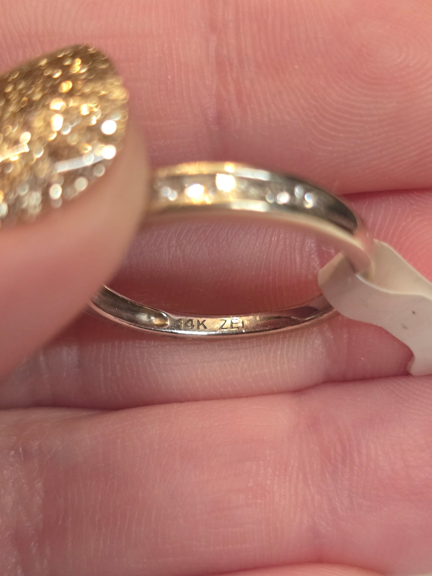 14k White Gold 0.58ct Diamond Band