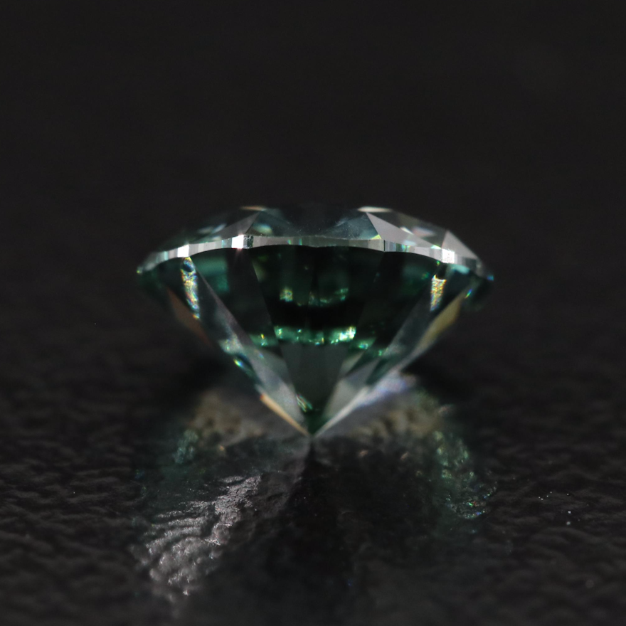 Loose 1.07 CT Round Lab Grown Fancy Green Diamond