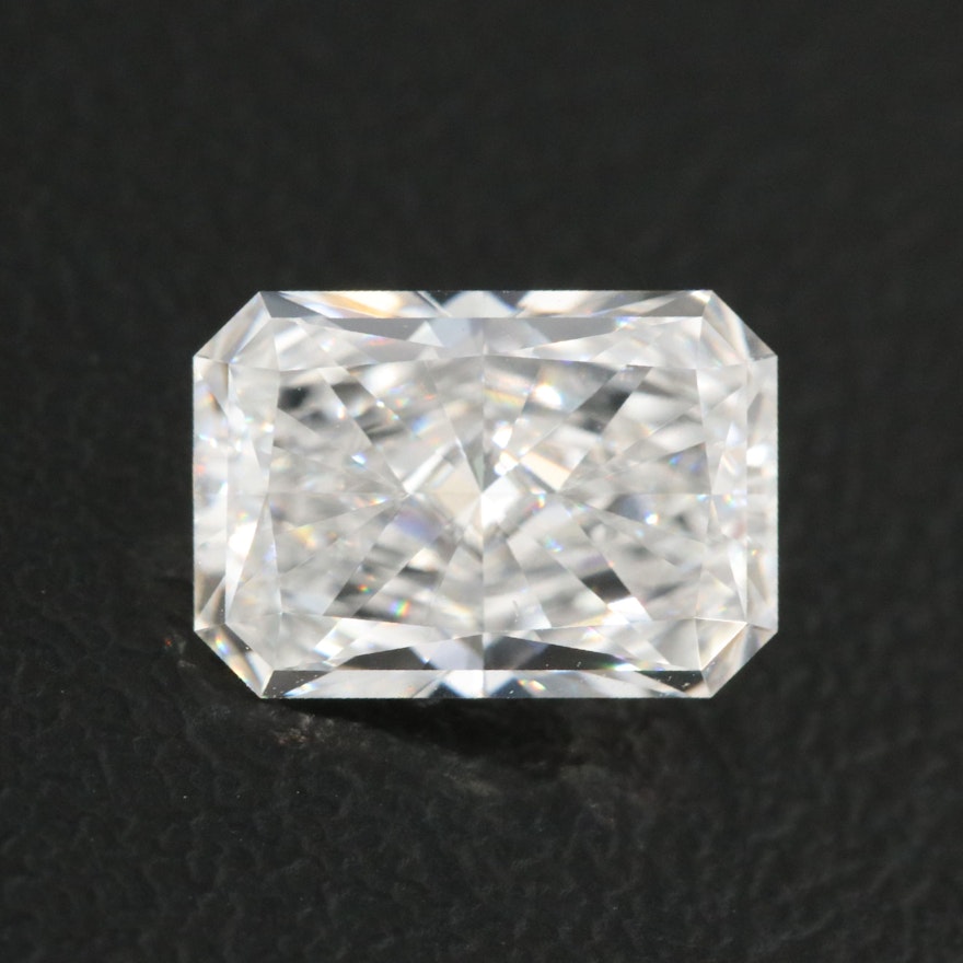 Loose 1.78 CT Cut Cornered Rectangular Lab Grown Diamond with IGI Report