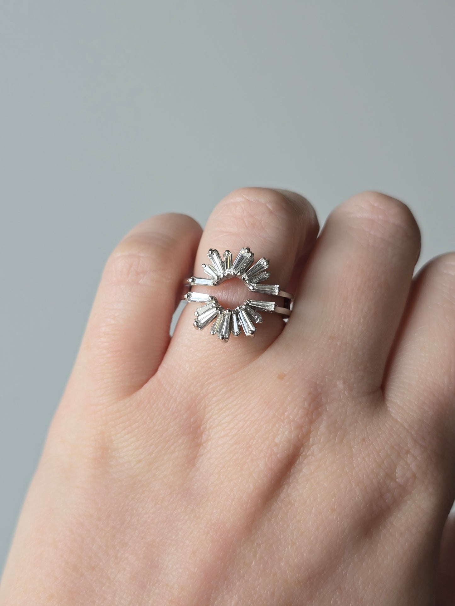 14K 0.67 CTW Diamond Enhancer Ring