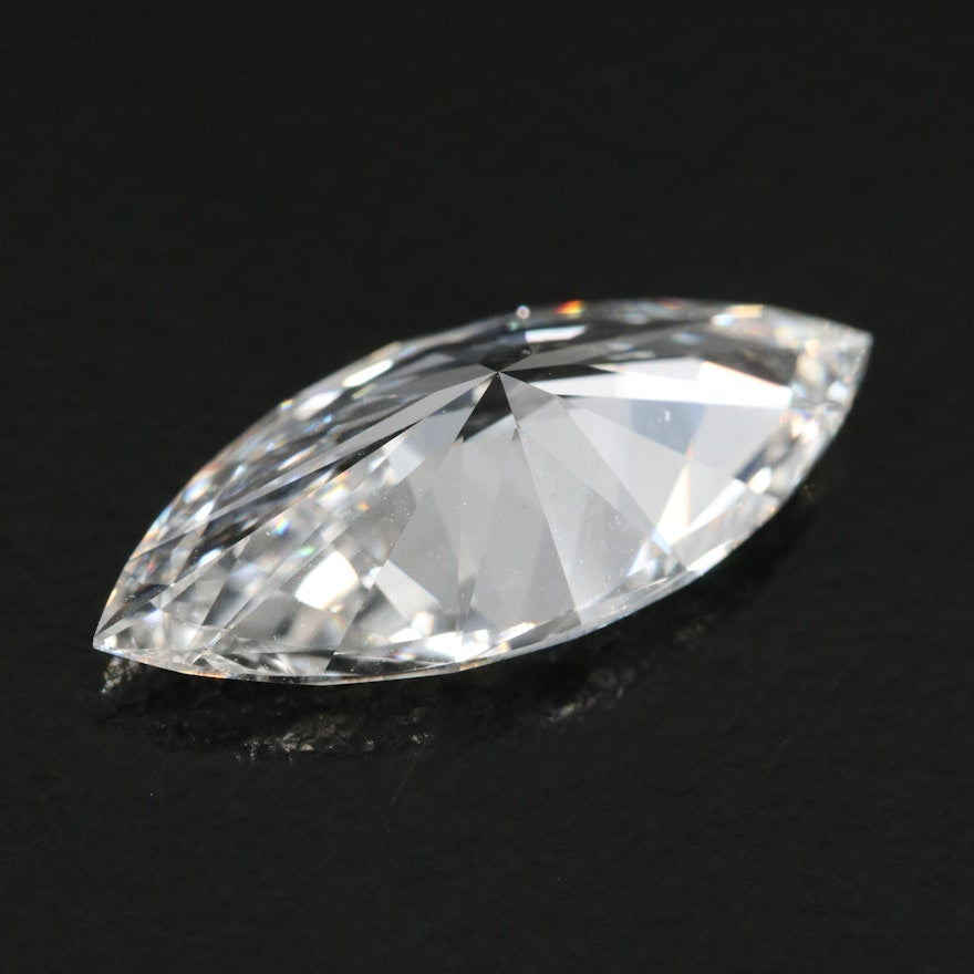 Loose 4.78 CT Marquise Lab Grown Diamond with IGI Report