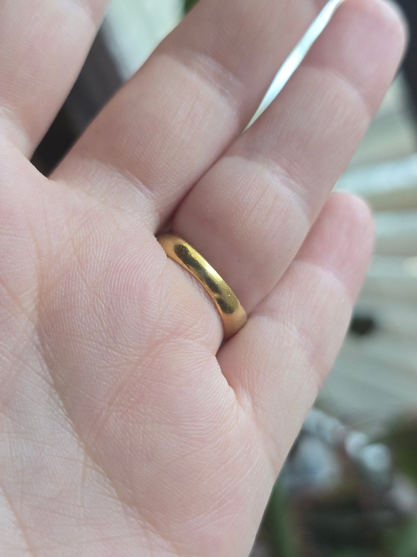 18K Yellow Gold Tigers Eye Ring
