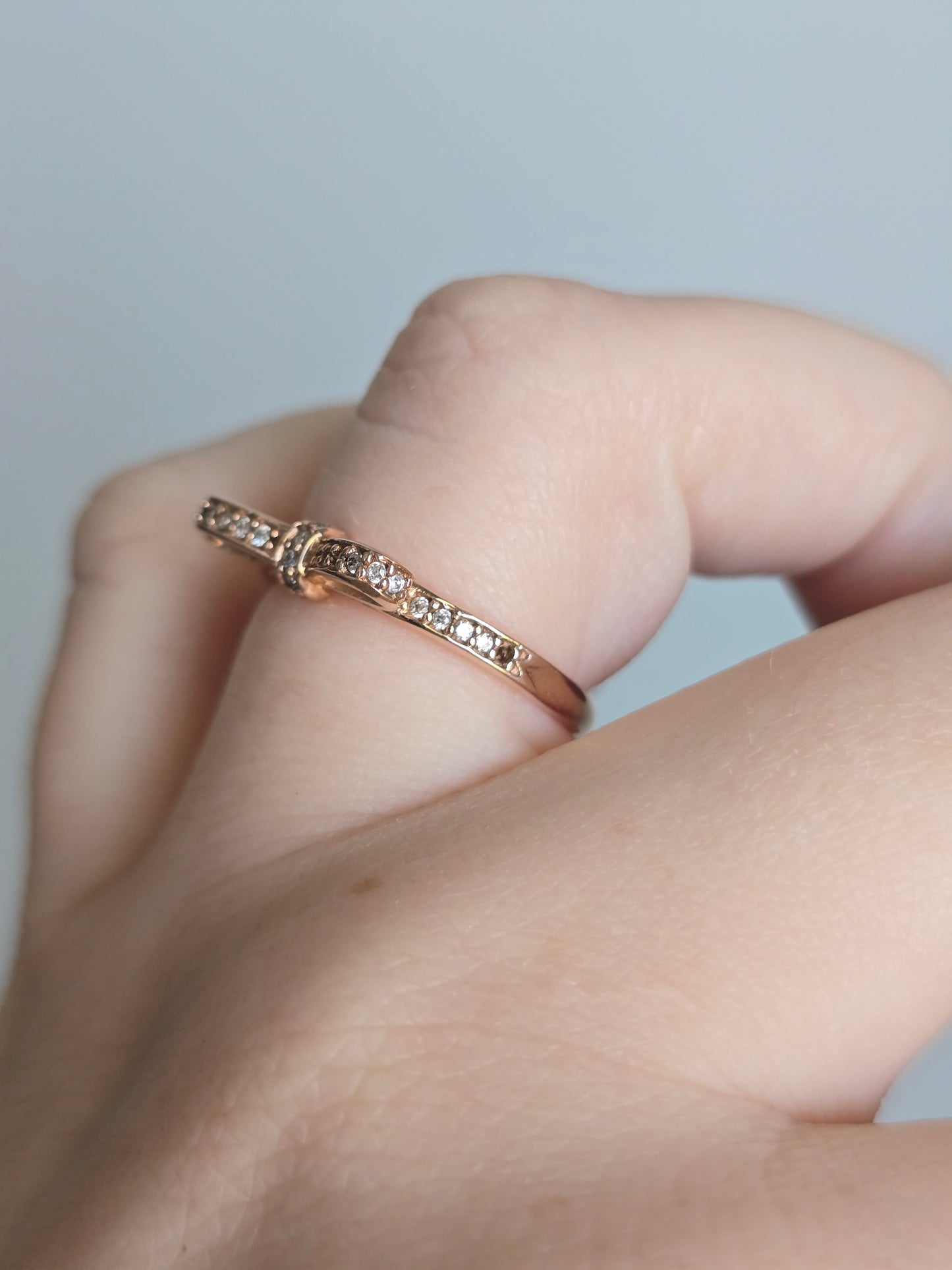 Pandora Rose Gold Bow Ring