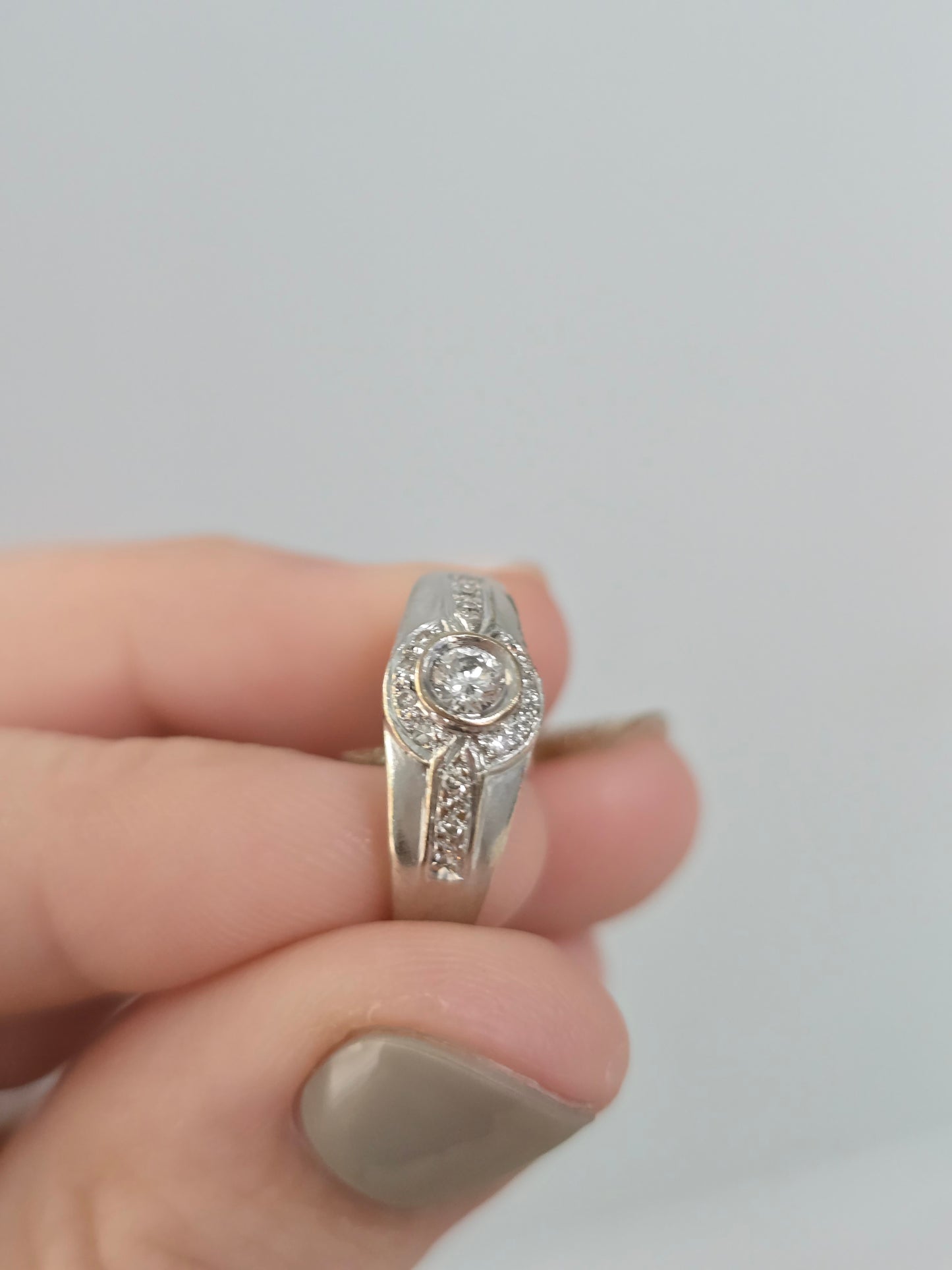 18K White Gold 0.24 CTW Diamond Ring