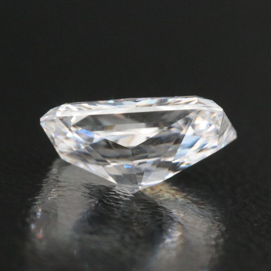 Loose 1.78 CT Cut Cornered Rectangular Lab Grown Diamond with IGI Report