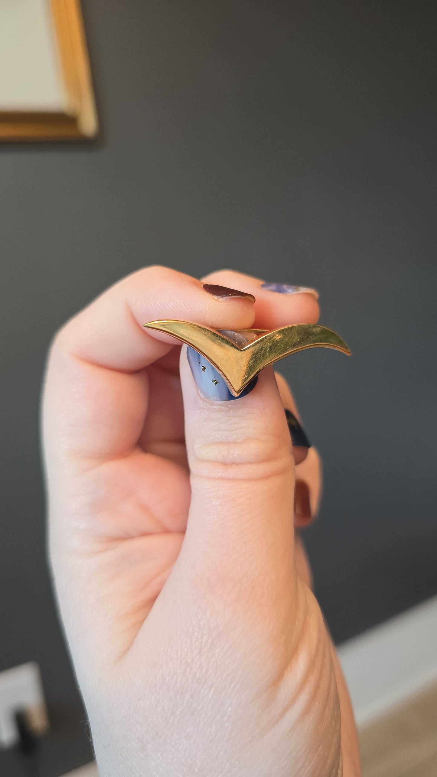 Tiffany & Co. 18K Seagull Brooch