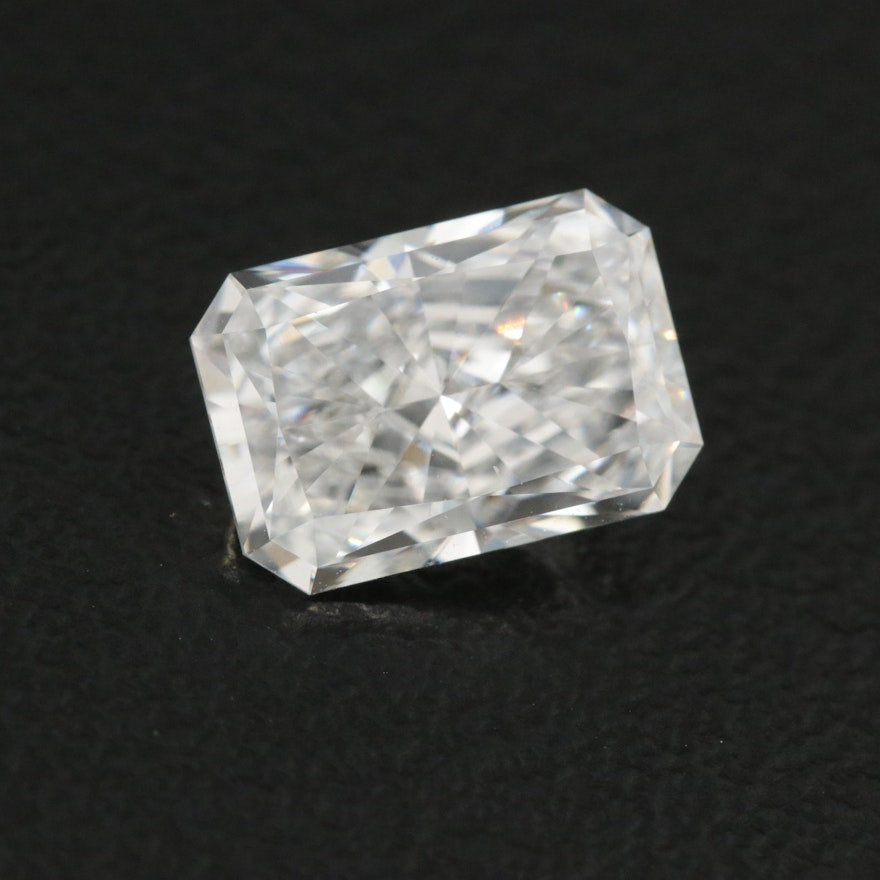 Loose 1.78 CT Cut Cornered Rectangular Lab Grown Diamond with IGI Report