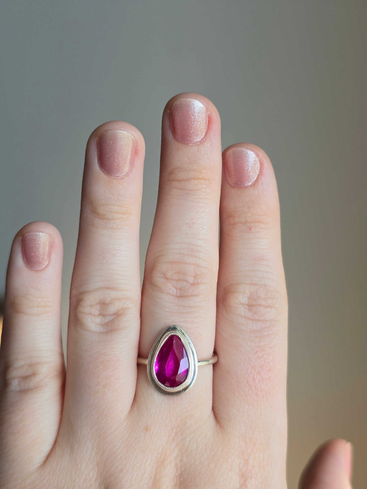 Pink Sapphire Ring