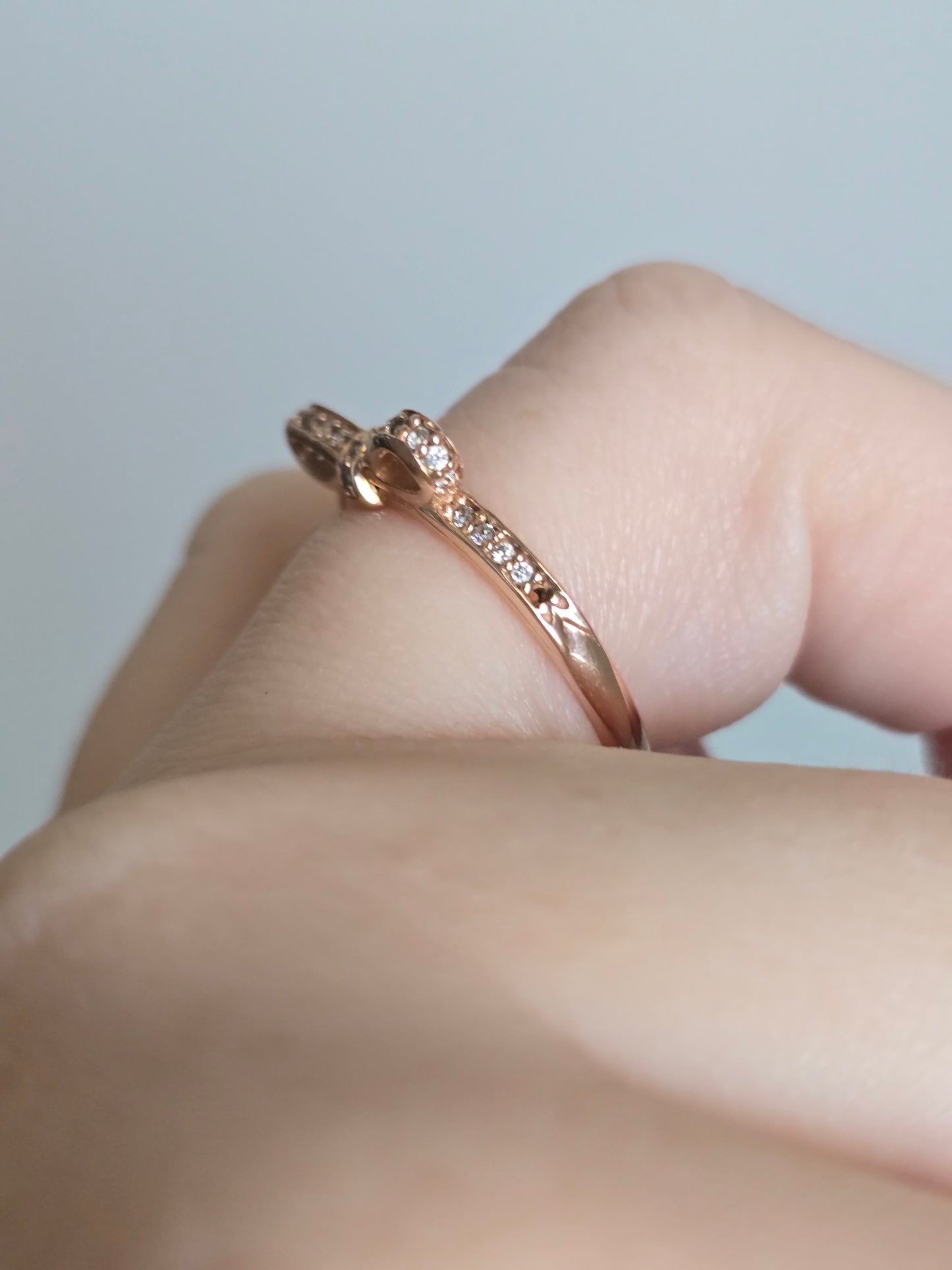 Pandora Rose Gold Bow Ring