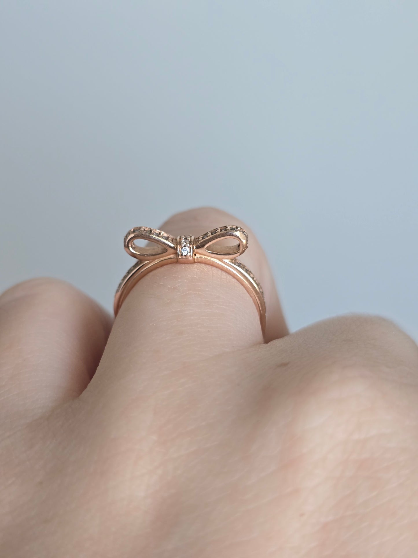 Pandora Rose Gold Bow Ring