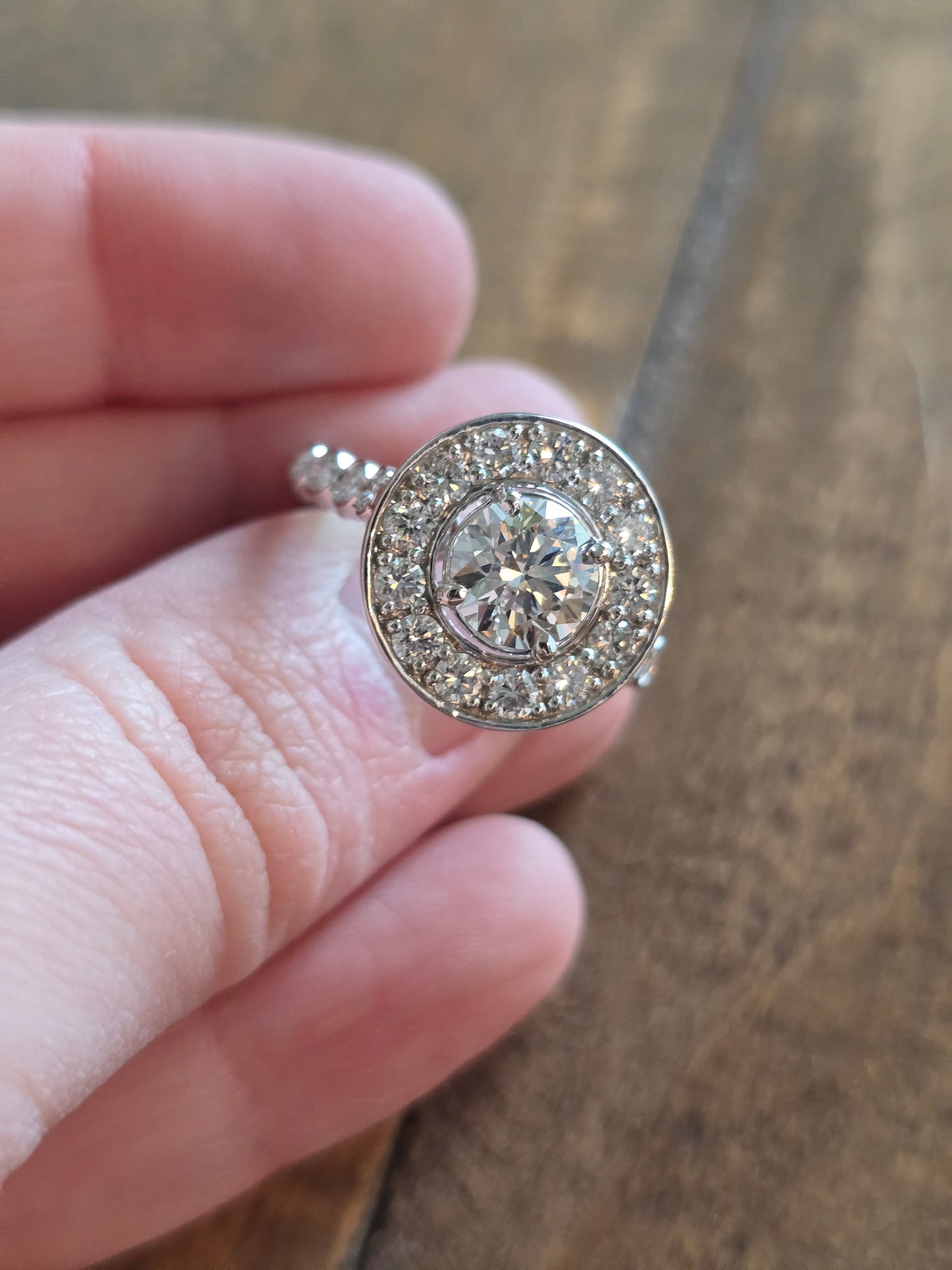 14k White Gold 2.67ct Lab Diamond Ring