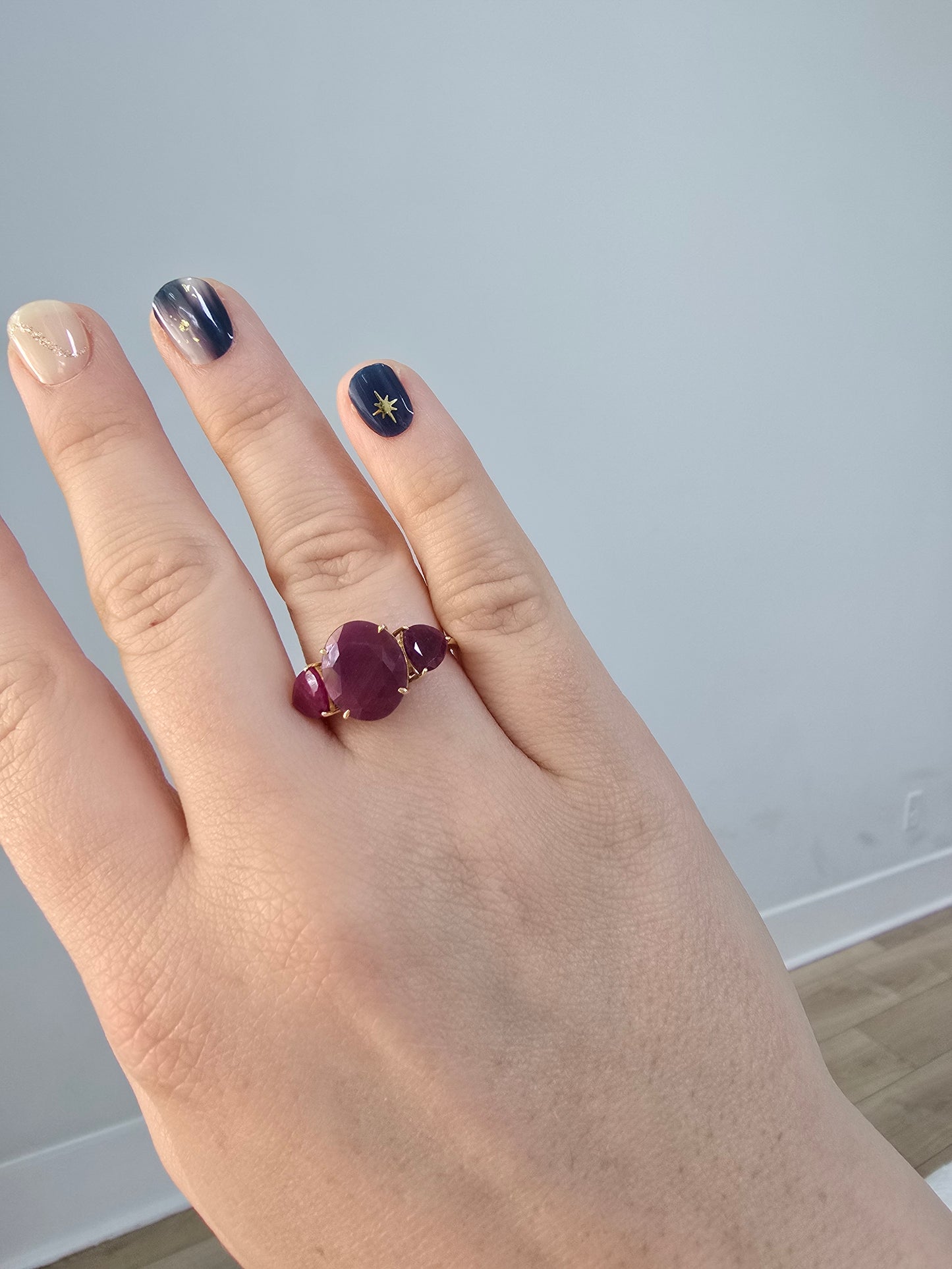 14k Yellow Gold & Ruby Ring