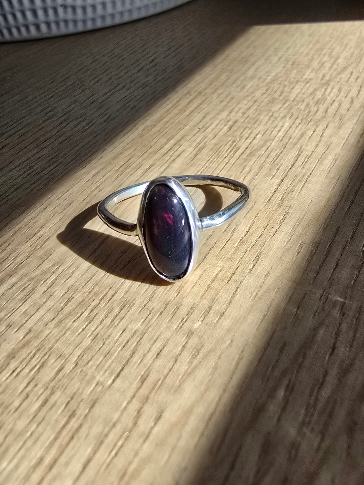 Black Opal Ring