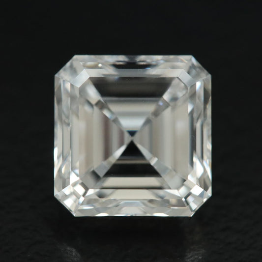 Loose 4.02 CT Square Emerald Cut Lab Grown Diamond with IGI Report