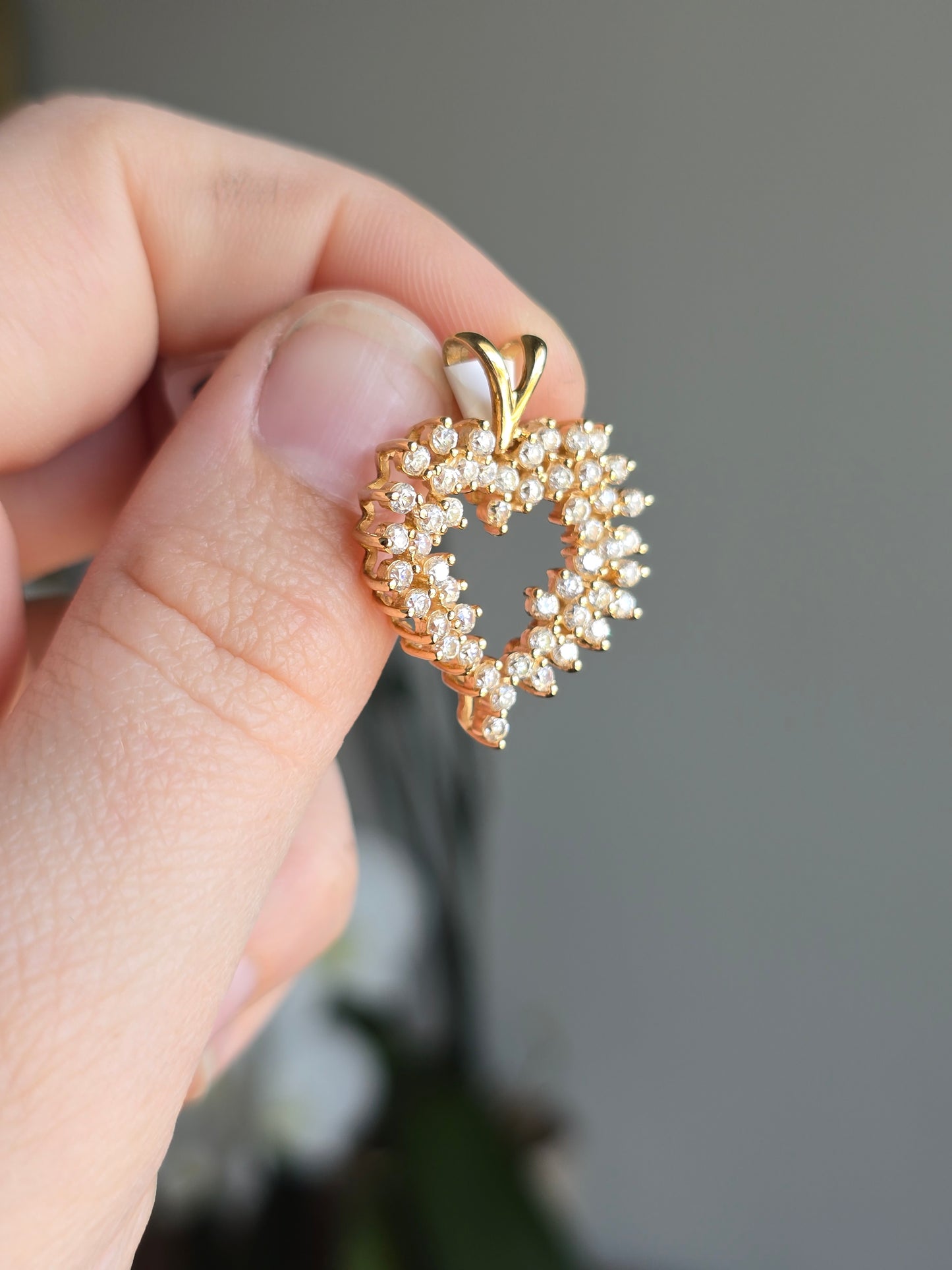 14K Gold Heart Pendant