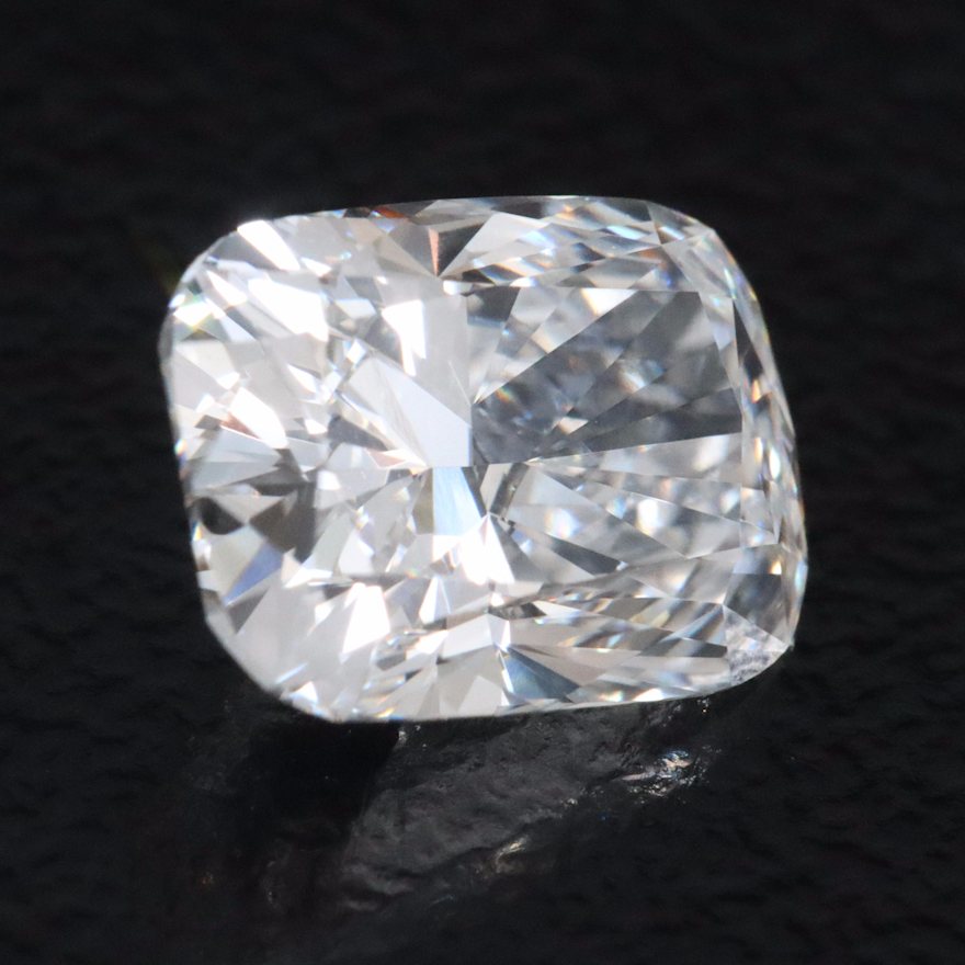 Loose 2.01 CT Cushion Lab Grown Diamond with IGI Report