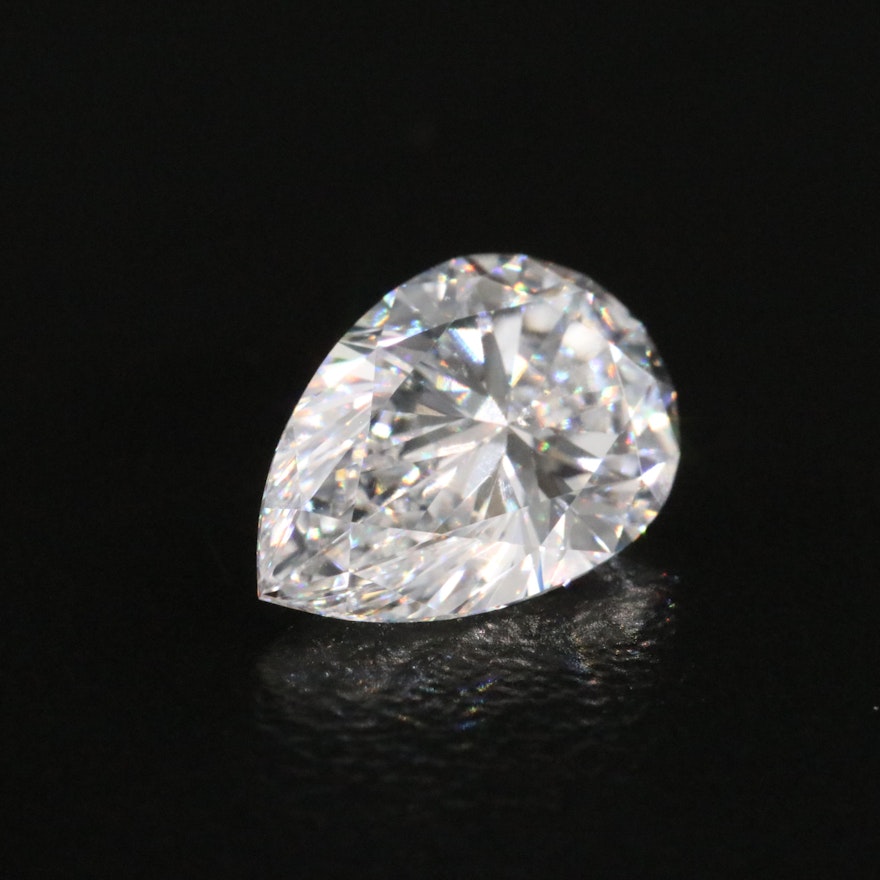 Loose 2.09 CT Pear Lab Grown Diamond with IGI Report