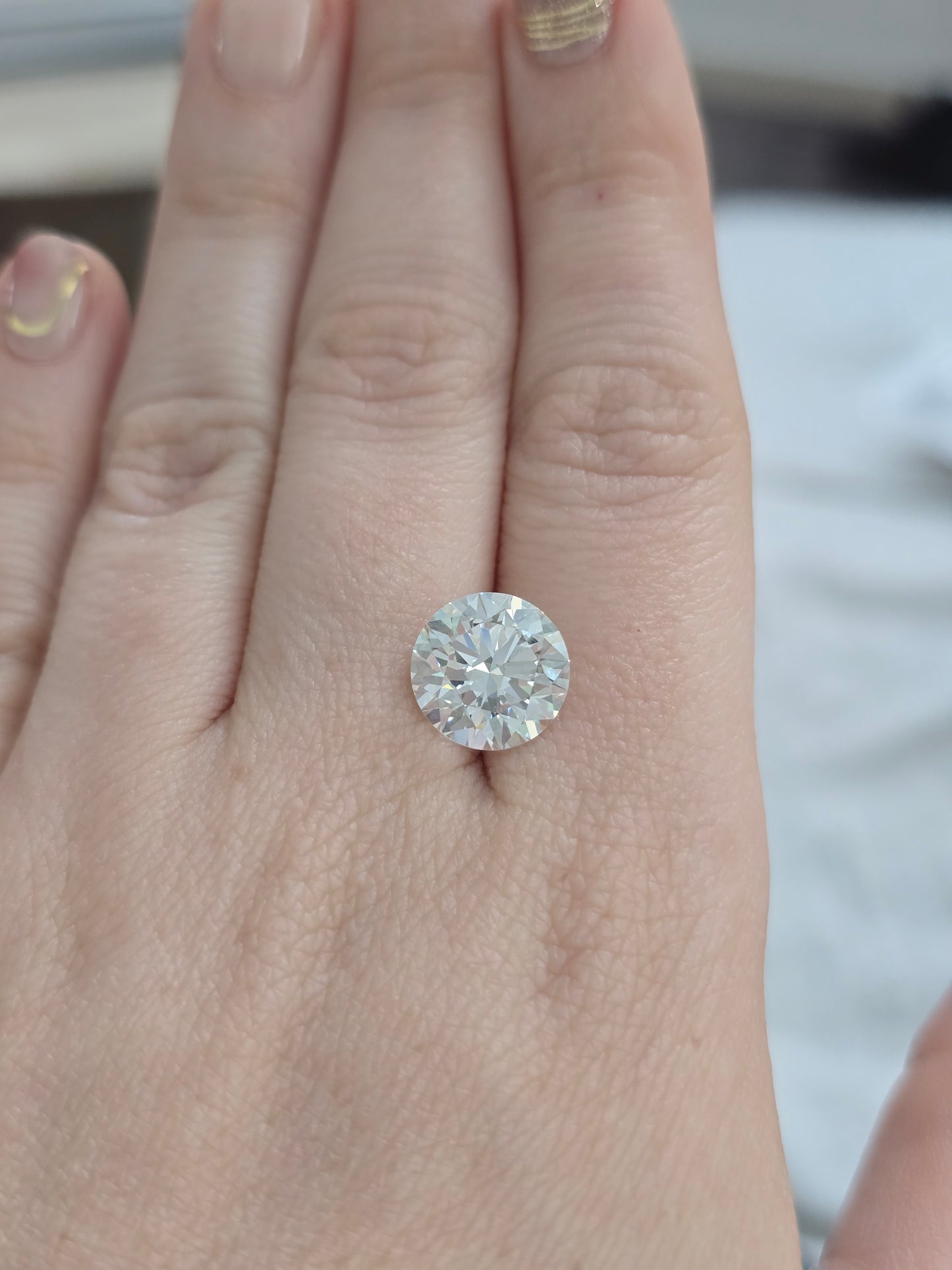5.07ct Round Lab Diamond