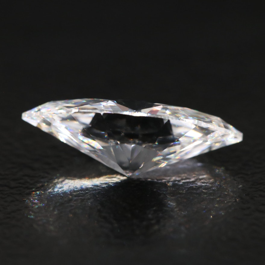 Loose 2.09 CT Marquise Lab Grown Diamond with IGI Report