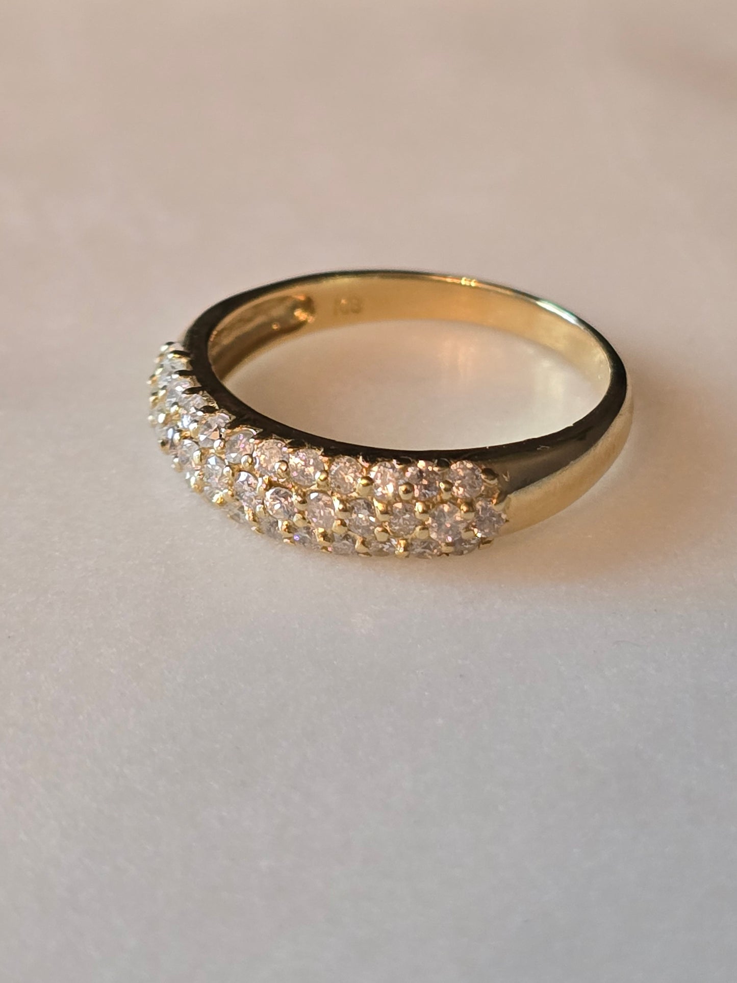 18k Yellow Gold 0.7ct Diamond Ring