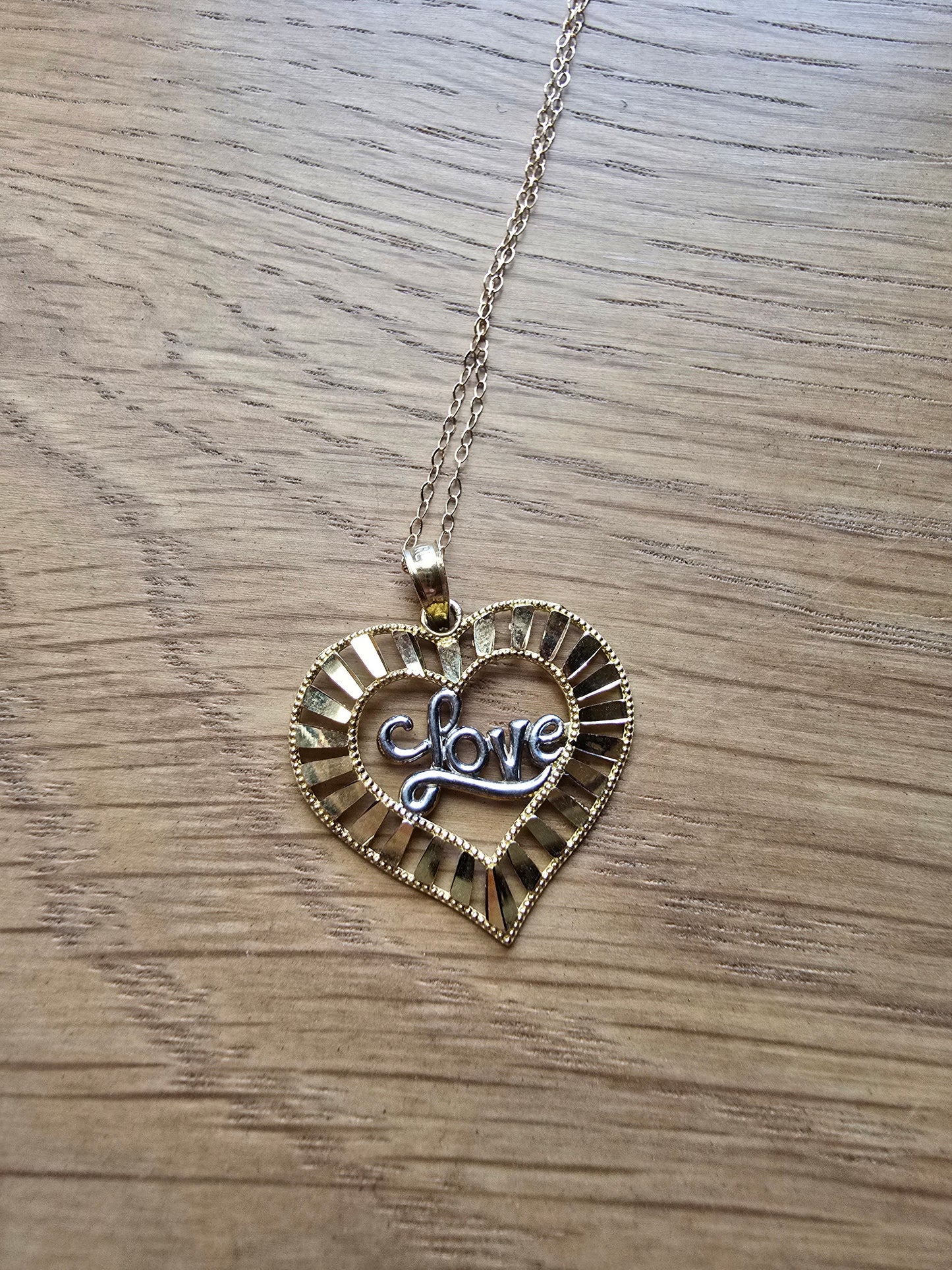 10K Heart Necklace