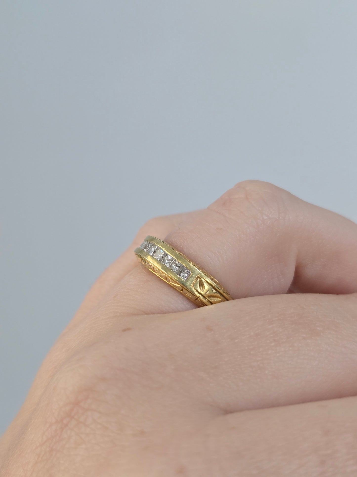 18K Yellow Gold 0.50 CTW Diamond Ring