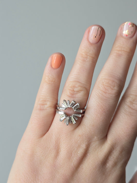 14K 0.67 CTW Diamond Enhancer Ring