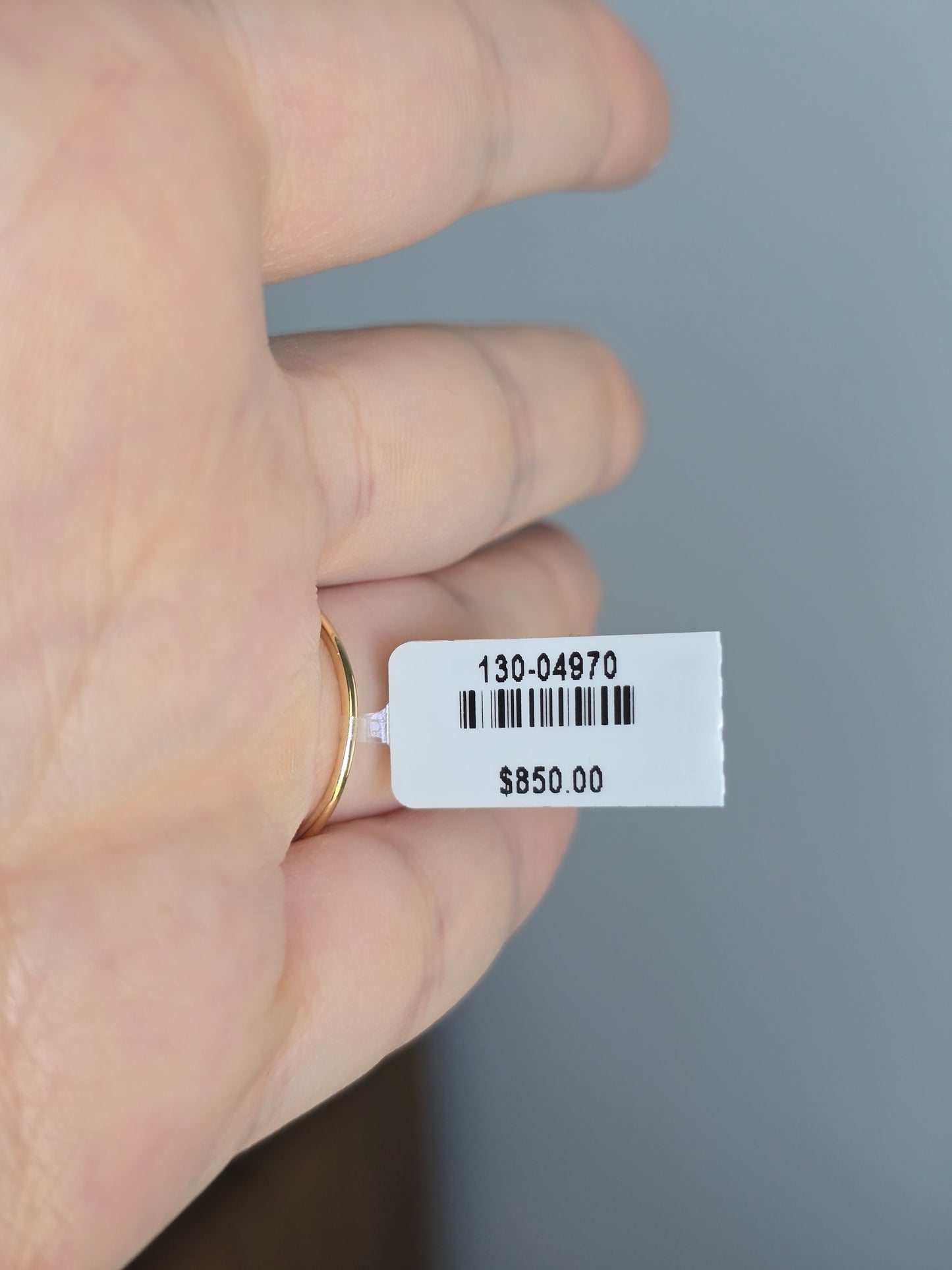 14K Yellow Gold 0.11ct Diamond Ring