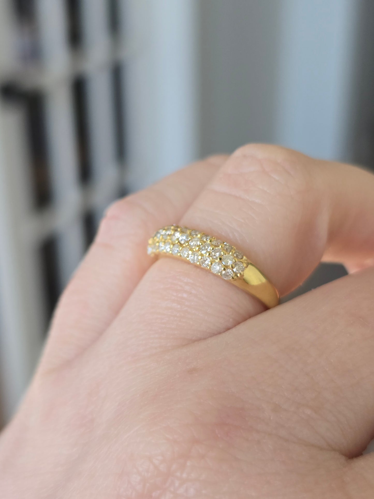 18k Yellow Gold 0.7ct Diamond Ring