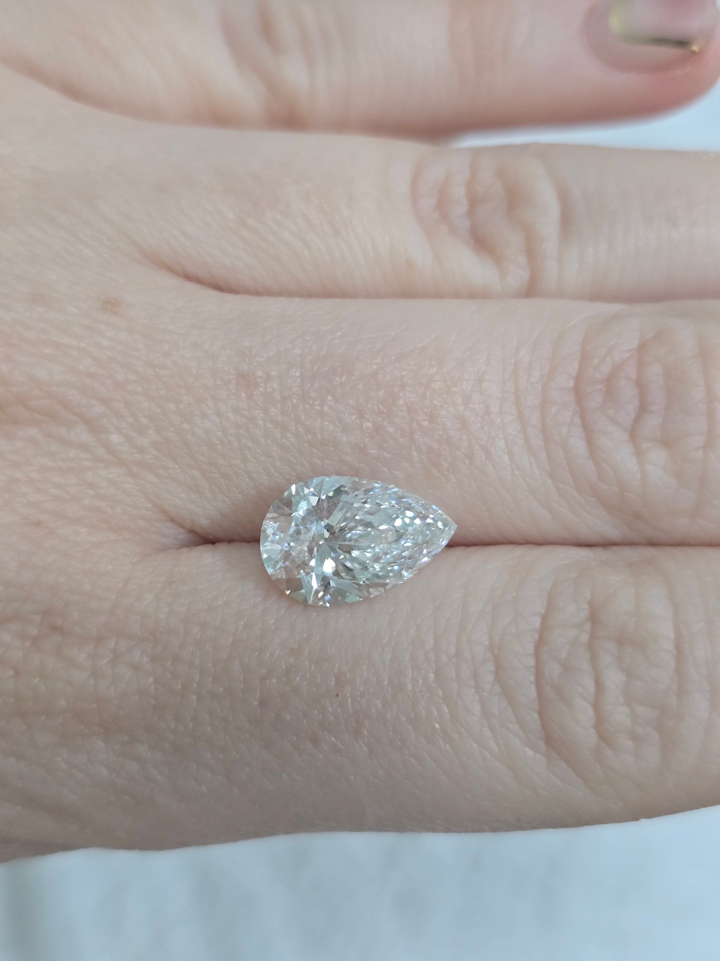 3.76ct Pear Lab Diamond