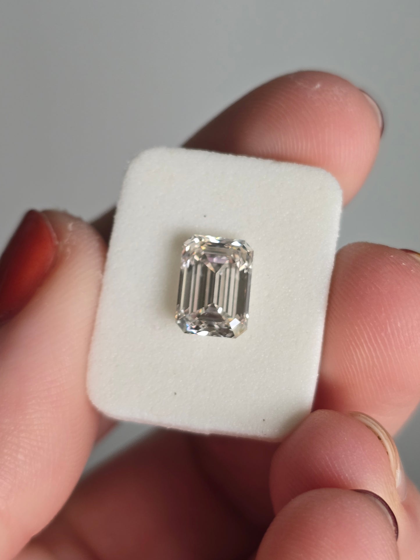 2.45ct Emerald Cut Lab Grown Diamond with IGI Report