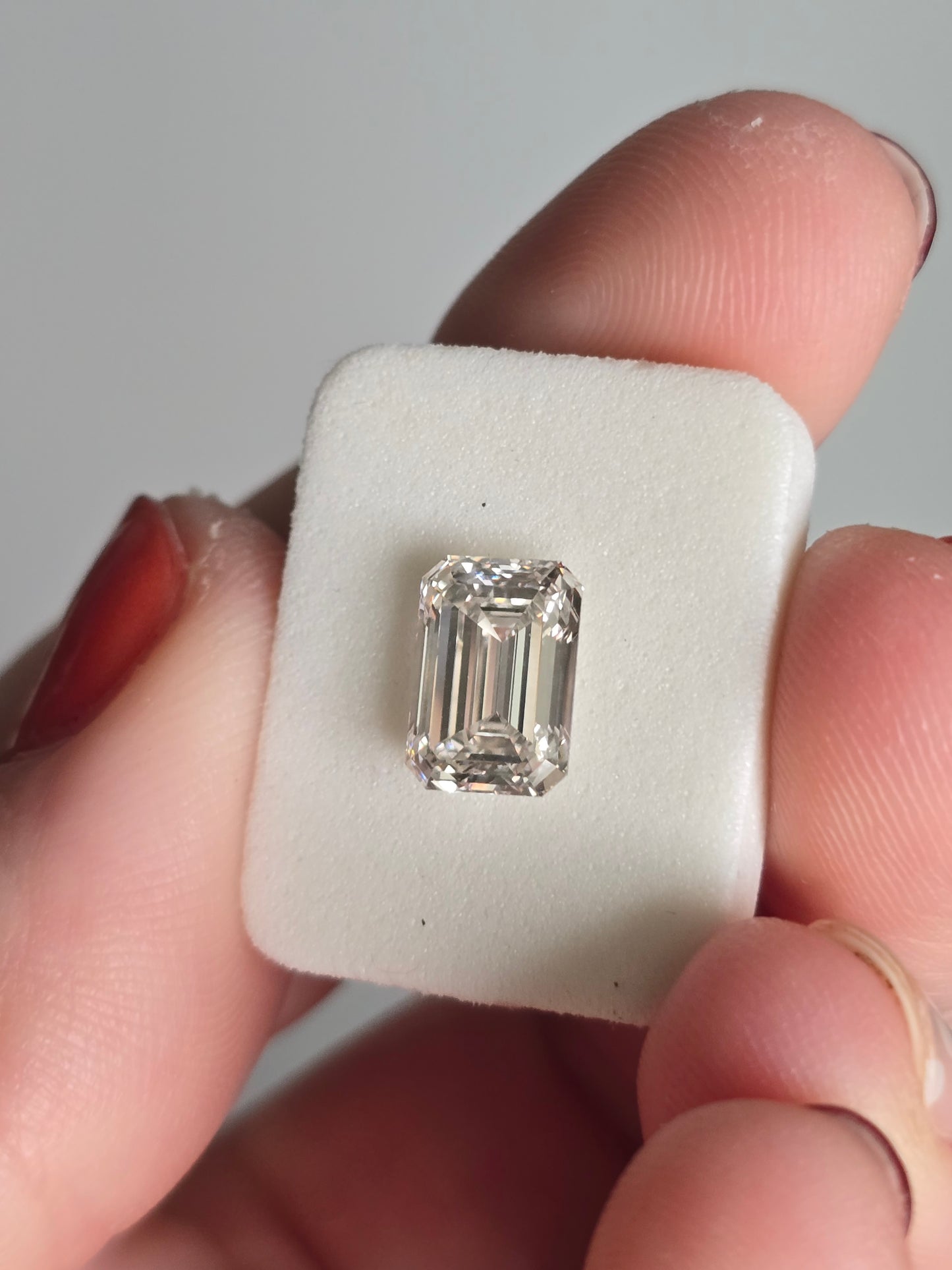 2.45ct Emerald Cut Lab Grown Diamond with IGI Report