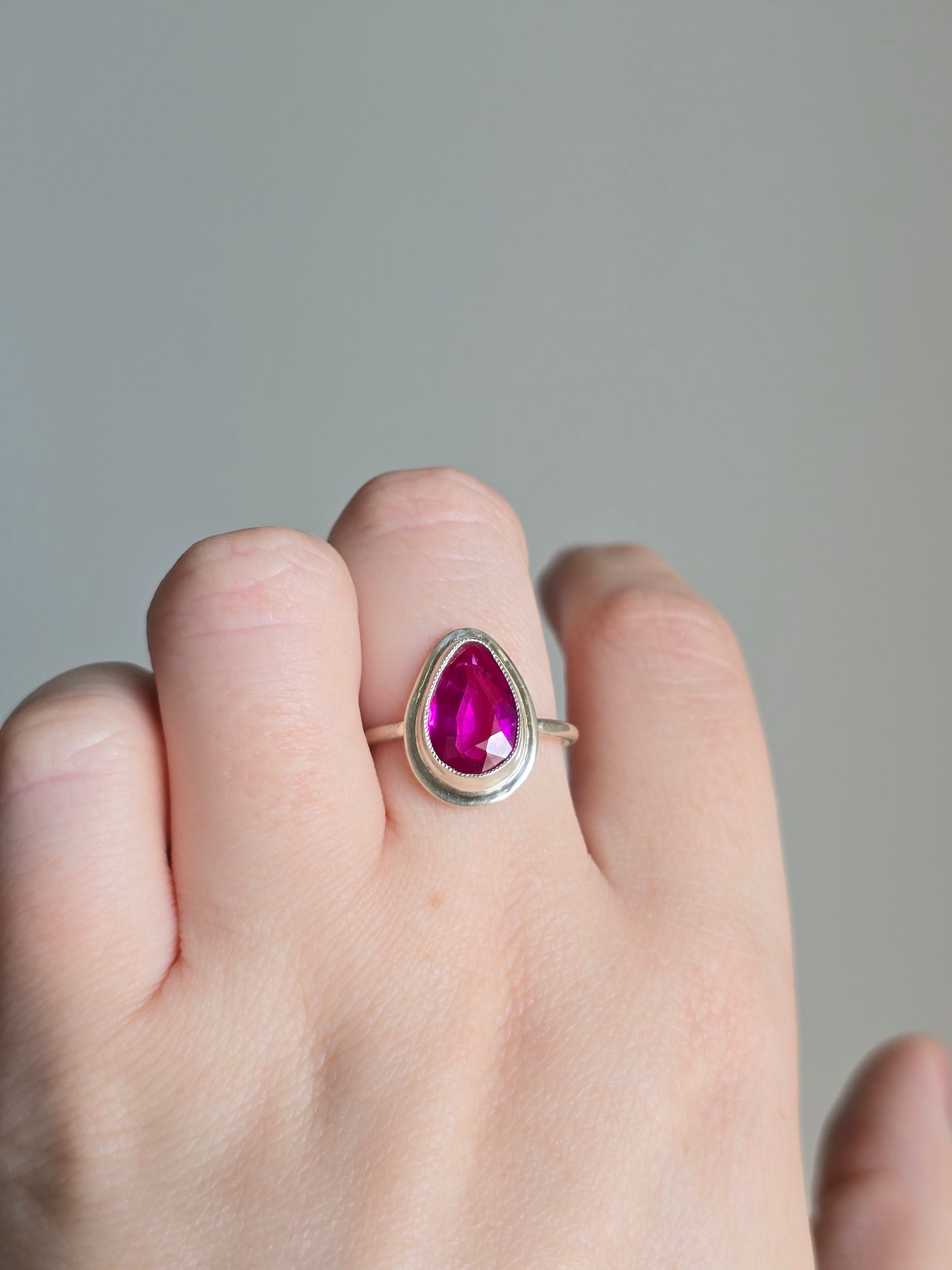 Pink Sapphire Ring