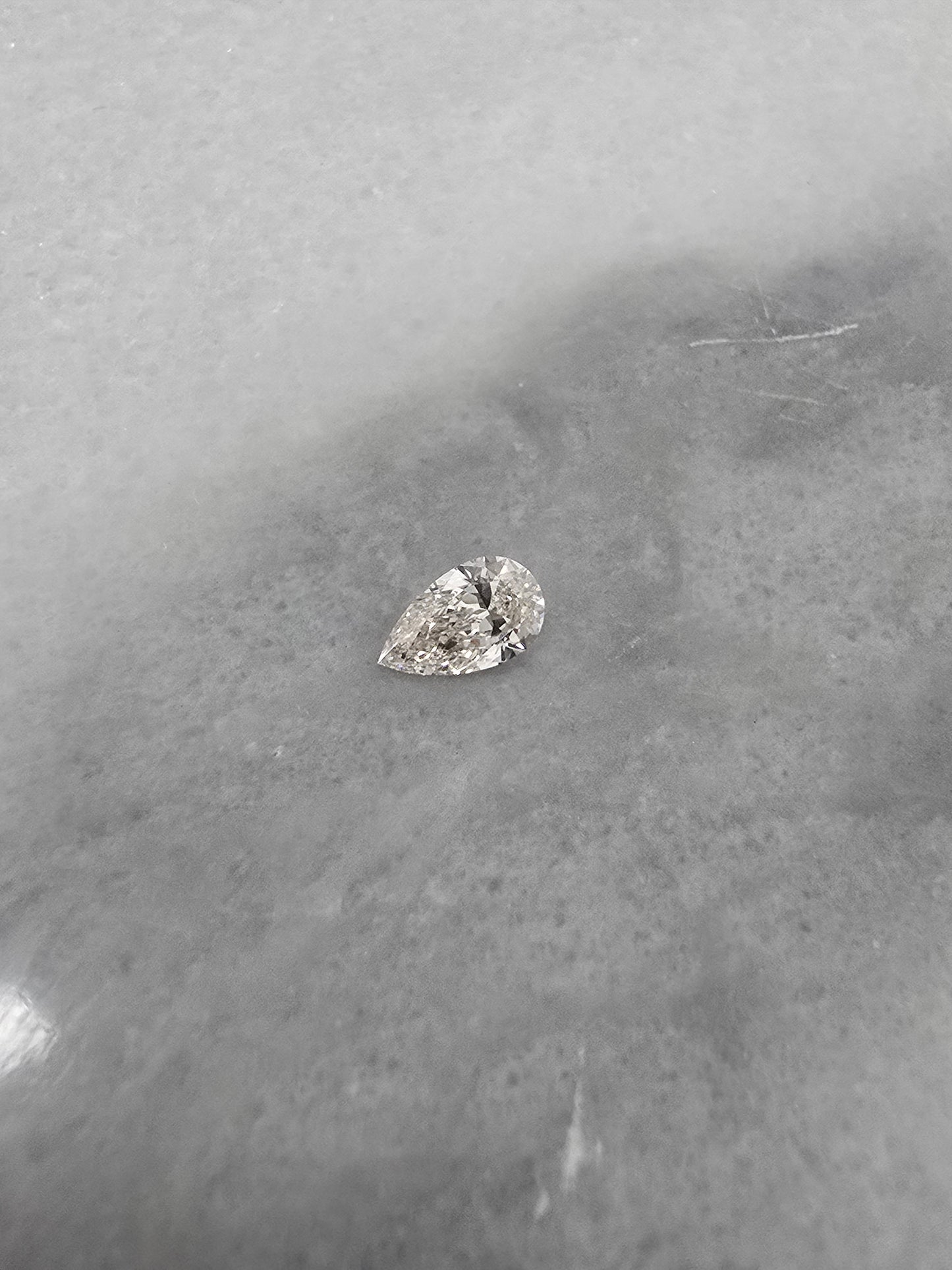 Loose 0.51ct Natural GIA Certified Pear Diamond