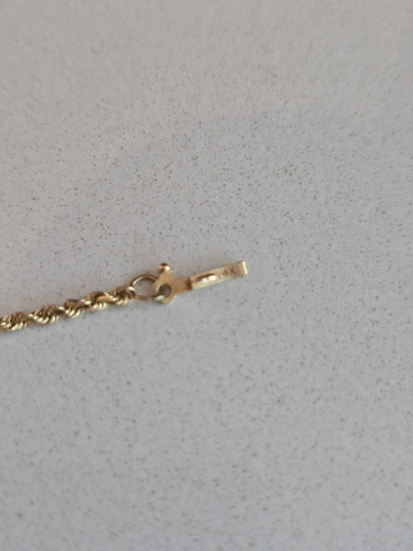 14k Yellow Gold Rope Chain