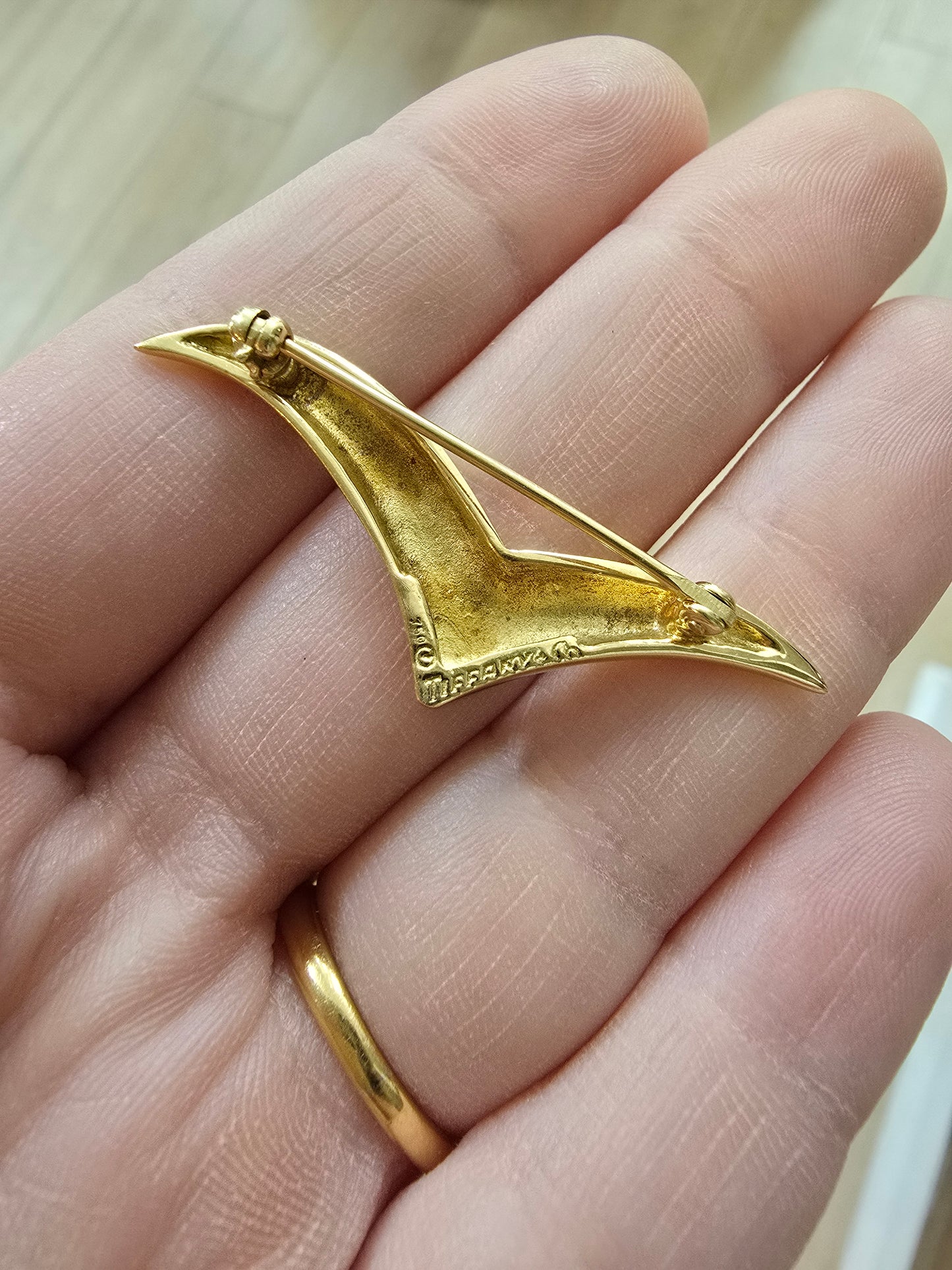 Tiffany & Co. 18K Seagull Brooch