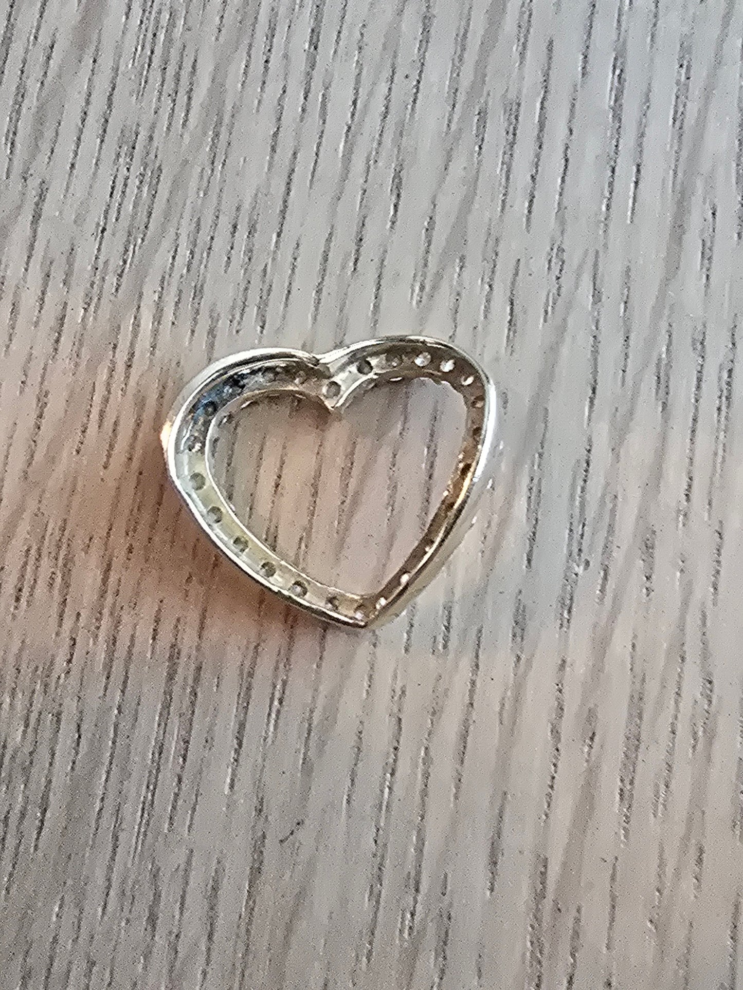 14K Yellow Gold Heart Pendant