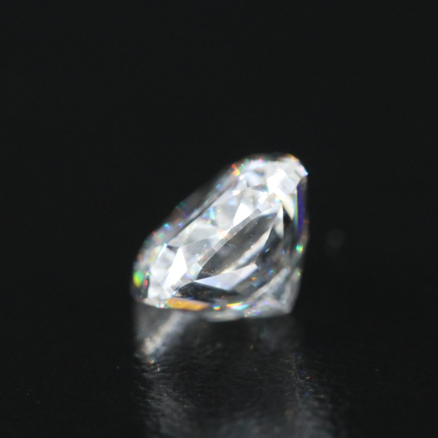 Loose 2.58 CT Cushion Lab Grown Diamond with IGI Report