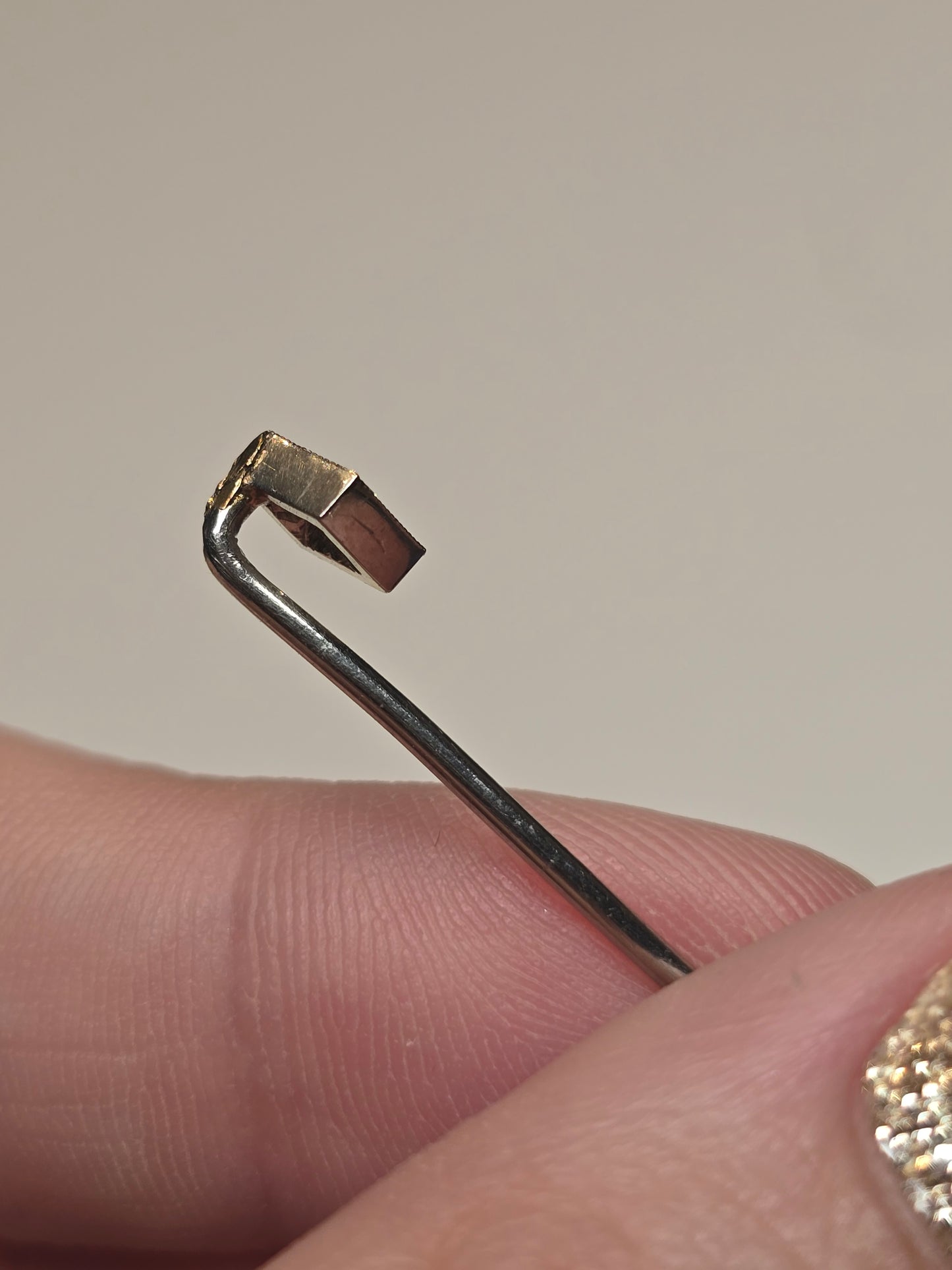 Antique 18k Old European Cut Diamond Stickpin