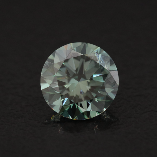 Loose 1.07 CT Round Lab Grown Fancy Green Diamond