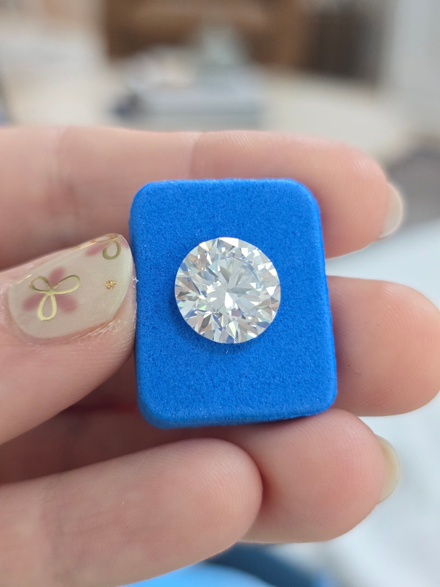 5.07ct Round Lab Diamond