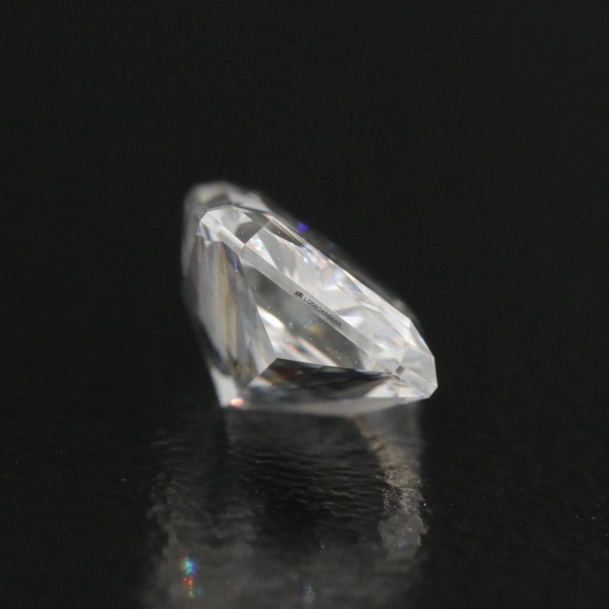 Loose 1.78 CT Cut Cornered Rectangular Lab Grown Diamond with IGI Report