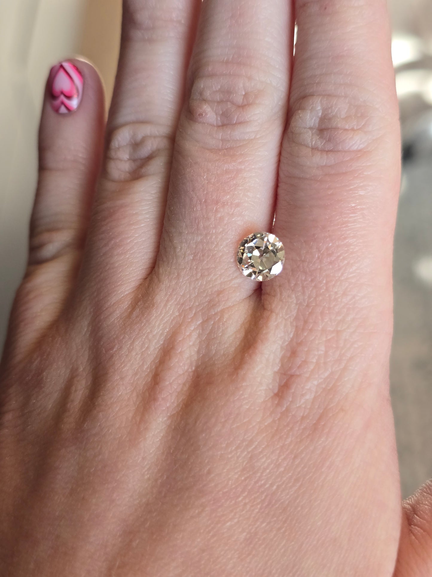 2.01ct Round Old European Cut Lab Diamond