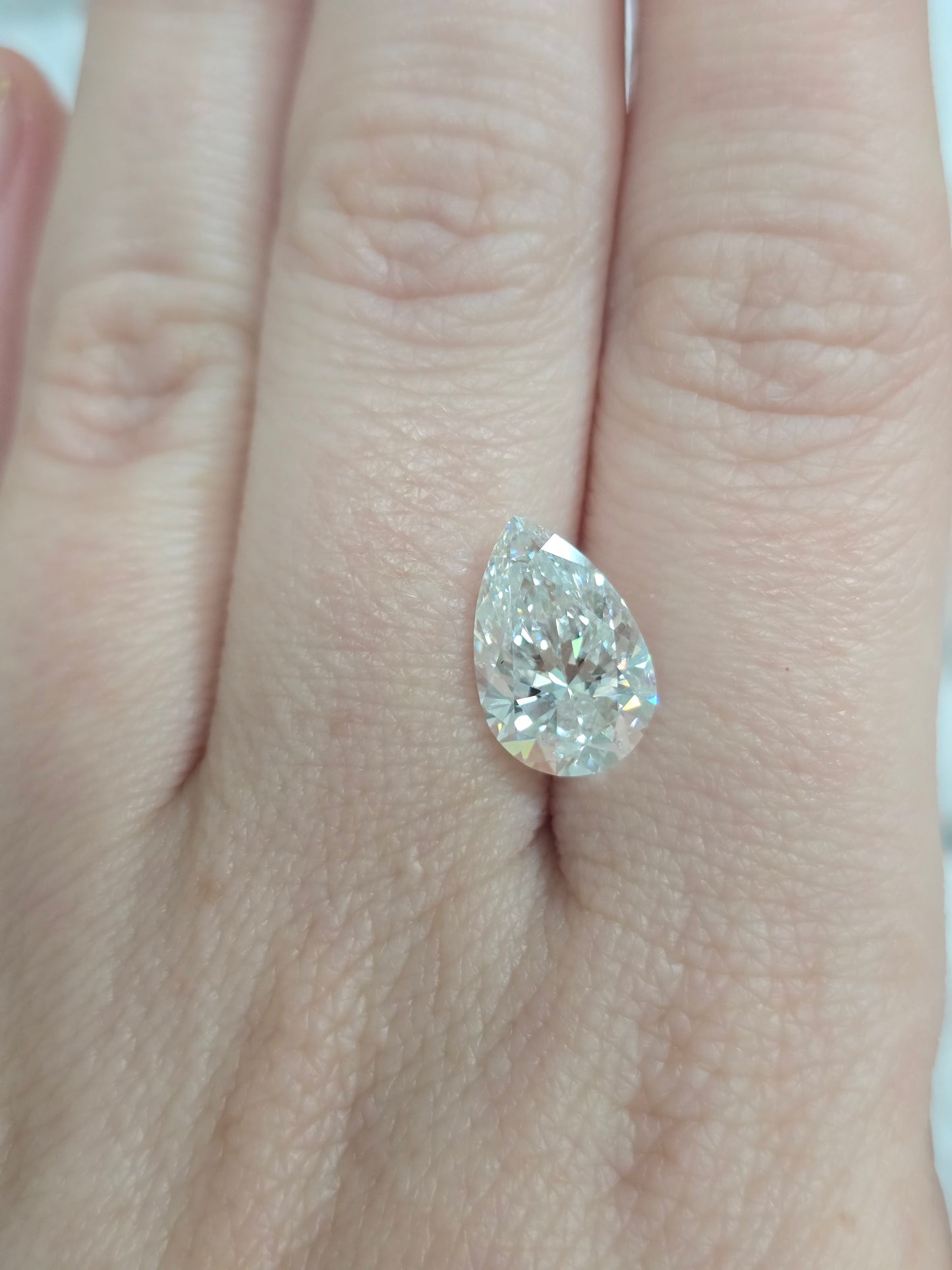 3.76ct Pear Lab Diamond